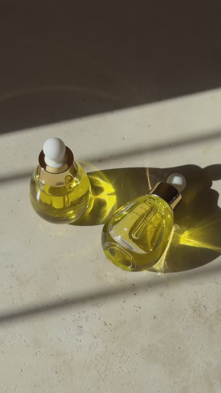 Lightweight botanical oil for skin hydration and glow